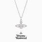 Women's Sterling Sier Classic Saturn Pearl Pin Necklaces