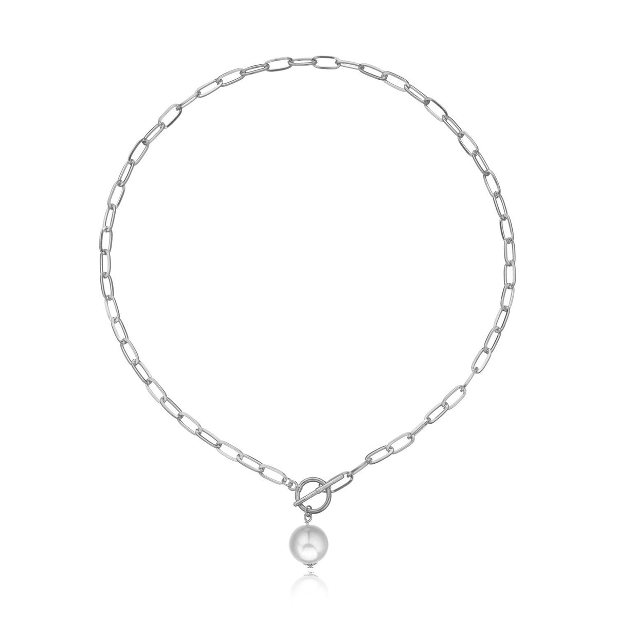 Baroque Pearl Pendant Choker Necklace