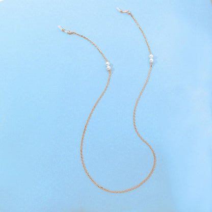 Strap Masking Holder Pearl Glasses Chain