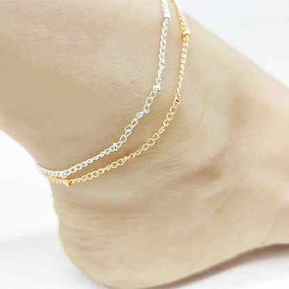 Women Bead Chain Anklets Bracelet