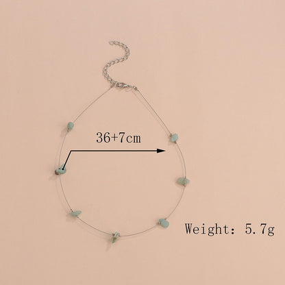 Boho Irregular Natural Stones Necklace