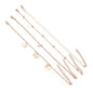 Boho Beach Jewelry Butterfly Multi Layered Anklets Chain