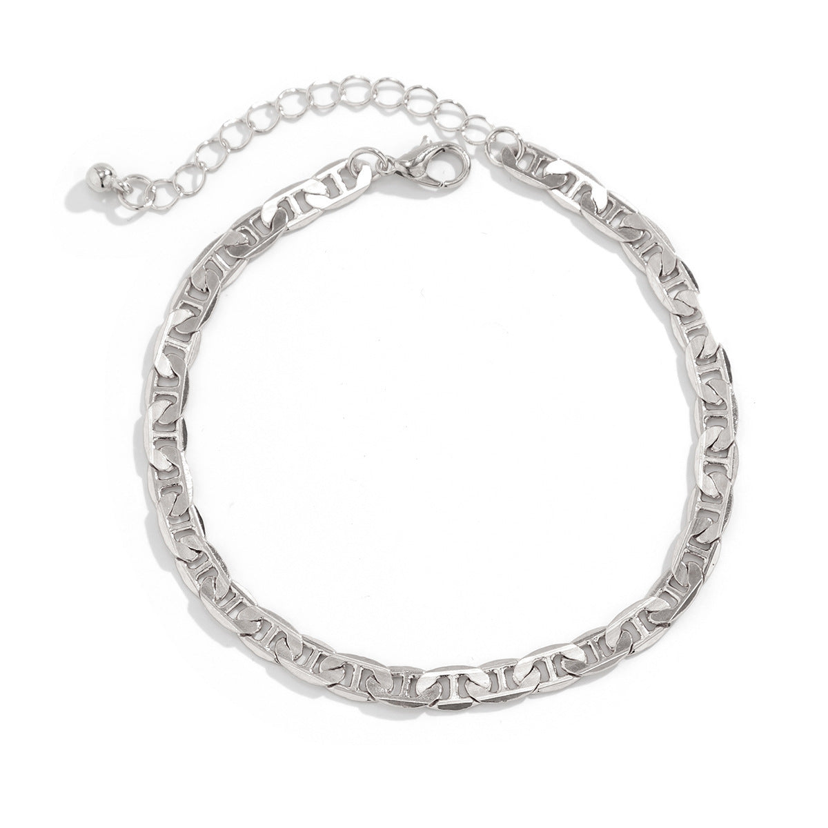 Layer Beaded Layer Chain Anklet Jewelry