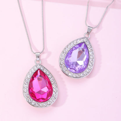 New Sophia Power Stone Princess Charm Necklaces