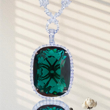 Aquamarine Light Luxury Full Diamond Design Pendants