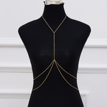 Women Beach Bikini Decor Chest Body Chain