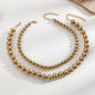 Multi-Layered Round Beaded Necklace