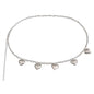 Metal Large Heart Pendant Waist Chain