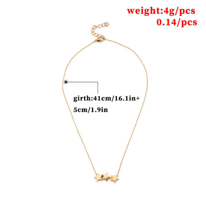 Metal Star Charm Necklace