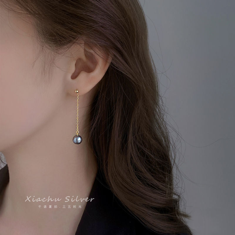 Shell Pearl Dangle Earring