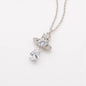 Women's Sterling Sier Classic Saturn Pearl Pin Necklaces