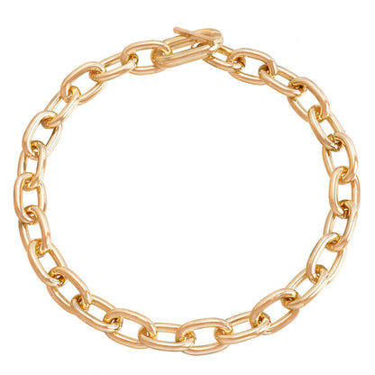 Street Fashionable Color Stitching Simple Female Exaggerated Single Layer Necklaces