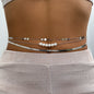 Sexy Imitated Pearl Flat Snake Waist Chains
