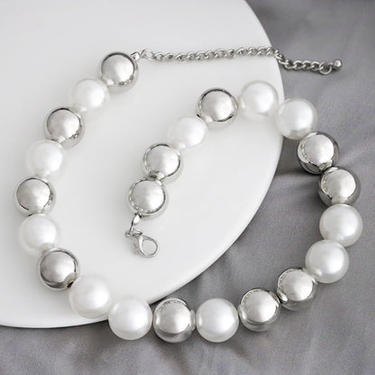 Hop CCB Round Bead Chokers Necklaces Short Collar