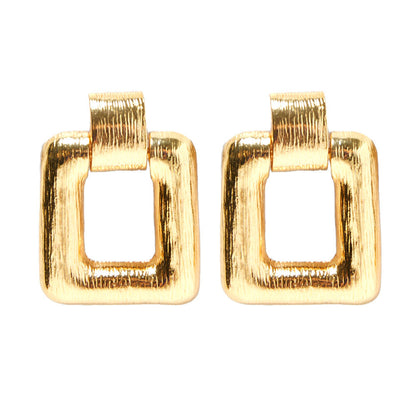 Drop Dangle Earrings Big Geometric Stud Earrings