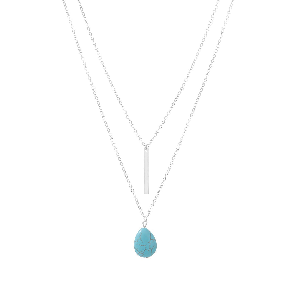 Turquoise Chain Necklace