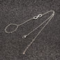 Lucky Infinity Symbol Finger Ring Chain Bracelet