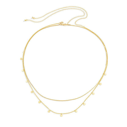 Disc Bead Chain Waist Chain for Women Body Jewelry