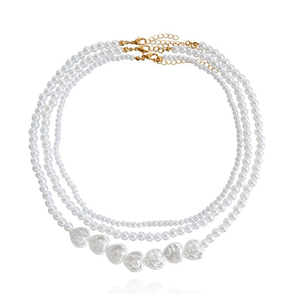 Irregular Imitation Pearls Necklaces