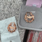 18mm Small Twist Custom Earrings
