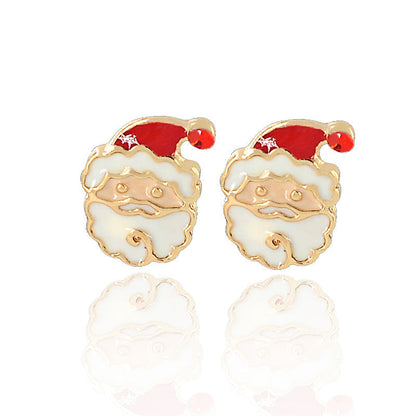 Christmas Earrings Santa Claus