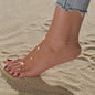 Summer Beach Style Alloy Mittens Anklet Jewelry
