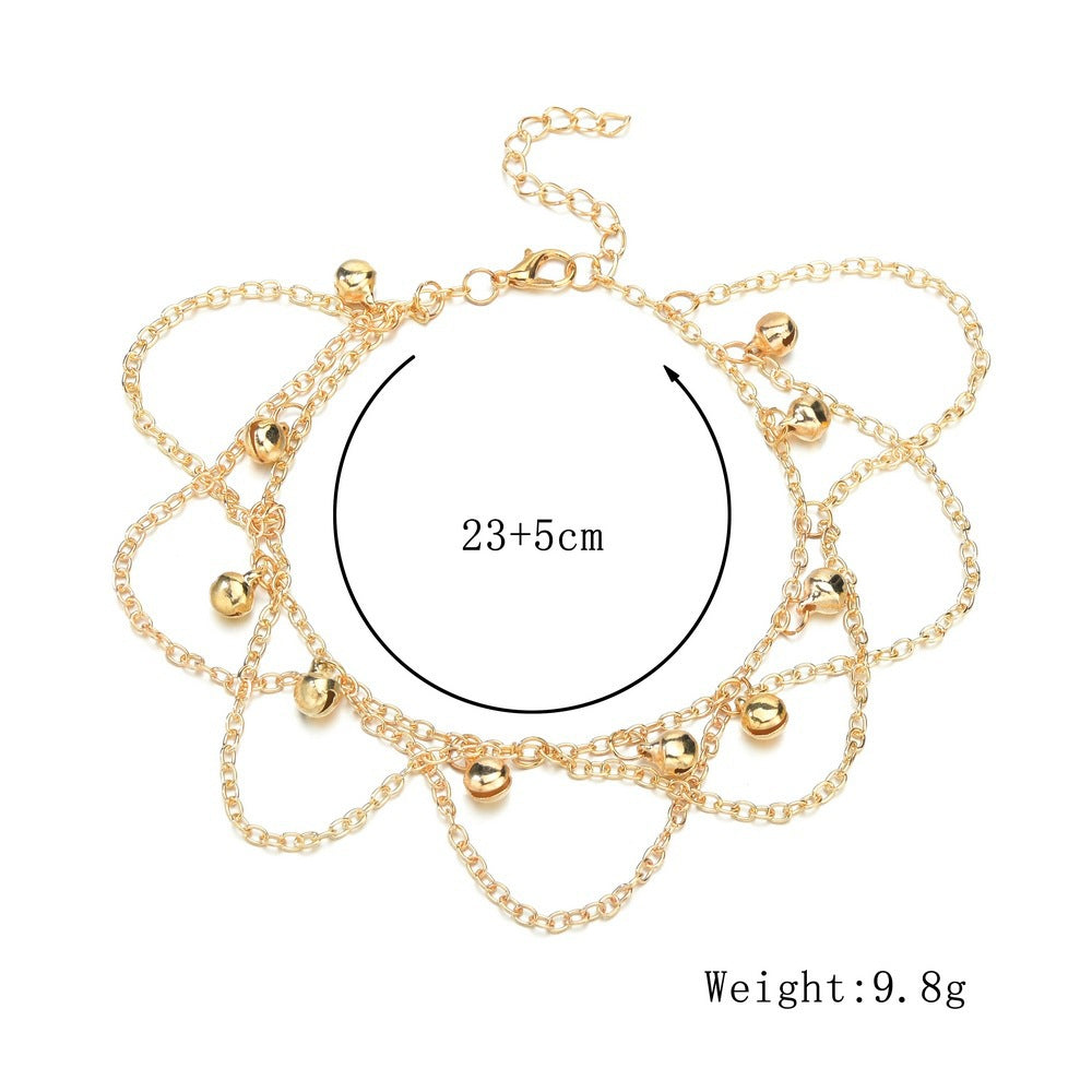 Multilayer Foot Bracelet Beach Anklet Chain