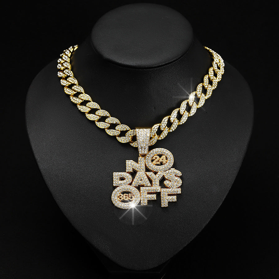 Fashion Alloy Hip Hop Cuban Link Chain Personality Necklaces
