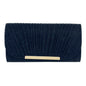Pleated high sewing round bottom hand-held evening bag