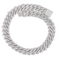 Men's Hip Hop Three Rows Zircon Cuban Link Chain Thick Necklaces