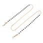Simple Fashion Black Bead Glasses Chain