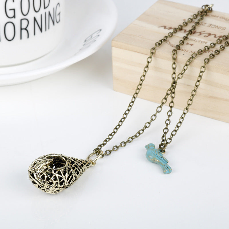 Derivative Catherine Vintage Avatar Verbena Bird Back Necklaces