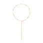 Pearl Chain Tassel Necklace