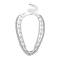 Layered Pearl Beads Choker Necklace for Women