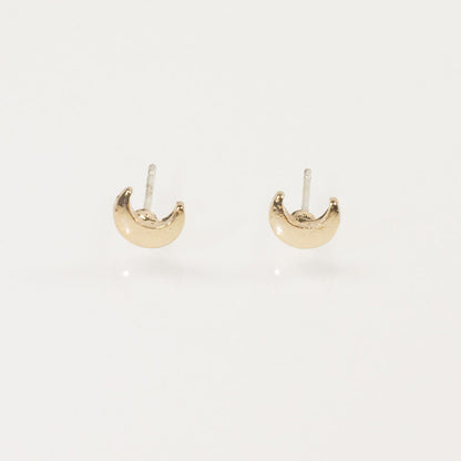 Small Moon Shape Cute Earrings