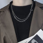 Multi Double Layer Necklace Choker Chain Necklace