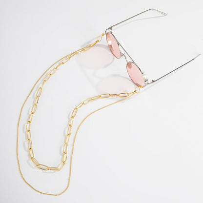Women Jewelry Hip Hop Multi-layer Sunglasses Chain Lanyard Neck Strap