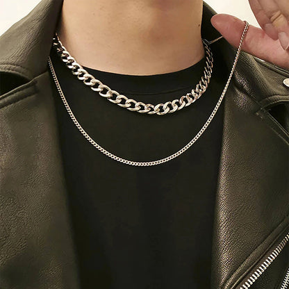 Classic Thick Chain Necklace Hip-Hop Men Cuban Necklace