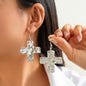 Ornament Fashion Punk Cross Buckle Design Necklaces