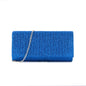Fantasy shiny pleated clutch bag