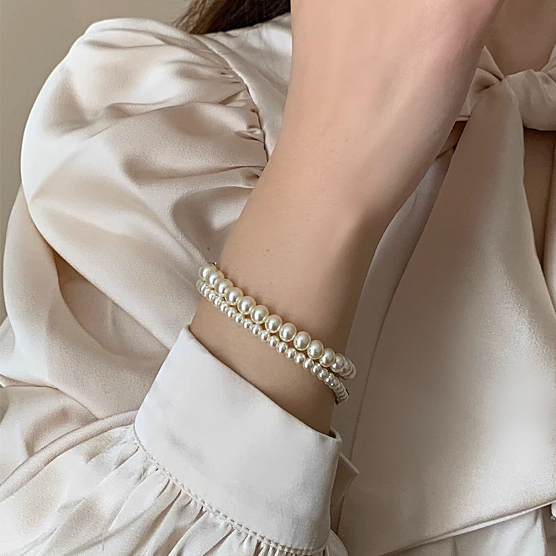 Exquisite Glass Pearl Bracelets
