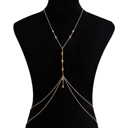 Sexy Cross Chest Chain Beach Casual Full Body Chain