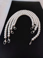 Pearls Beaded Women Lady Handbags Pearl Shoulder Hand Bag Purse Chain