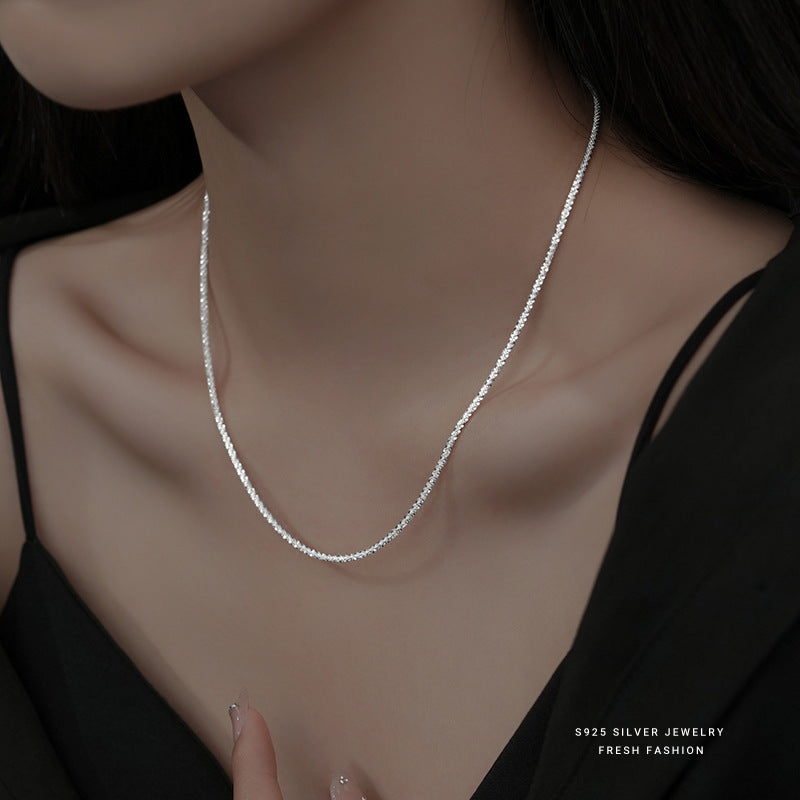 Glitter Choker Simple Personality Special Interest Necklaces