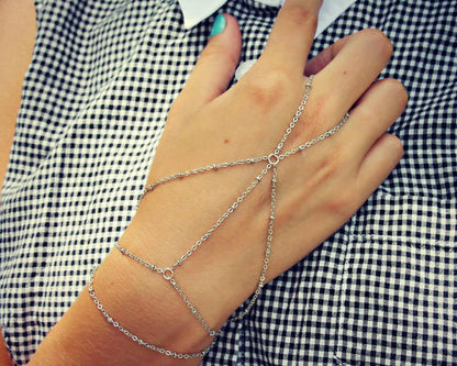 Hand Harness Bracelets With Finger Ring Slave Bracelet