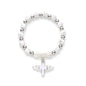 rosary bracelet acrylic cross angel hand jewelry
