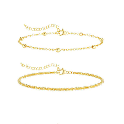 Multi Layer Anklet Fashion Gold Ankle Jewelry