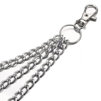 Jean Chain Belt Punk Metal Crescent Moon Geometric Chain Pants Chain
