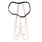 Sexy Beach Body Chain Nightclub Party Multi-layer Pearl Leg Chain