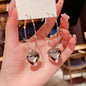 Heart Hoop Earrings for Women